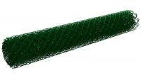Сетка-рабица d=2,5мм 55х55мм (1,5х10м)  зеленая ПВХ