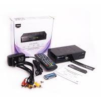 TV-тюнер (ресивер) Эфир HD-600, DVB-T2, Full HD, USB, HDMI, дисп, мет корп
